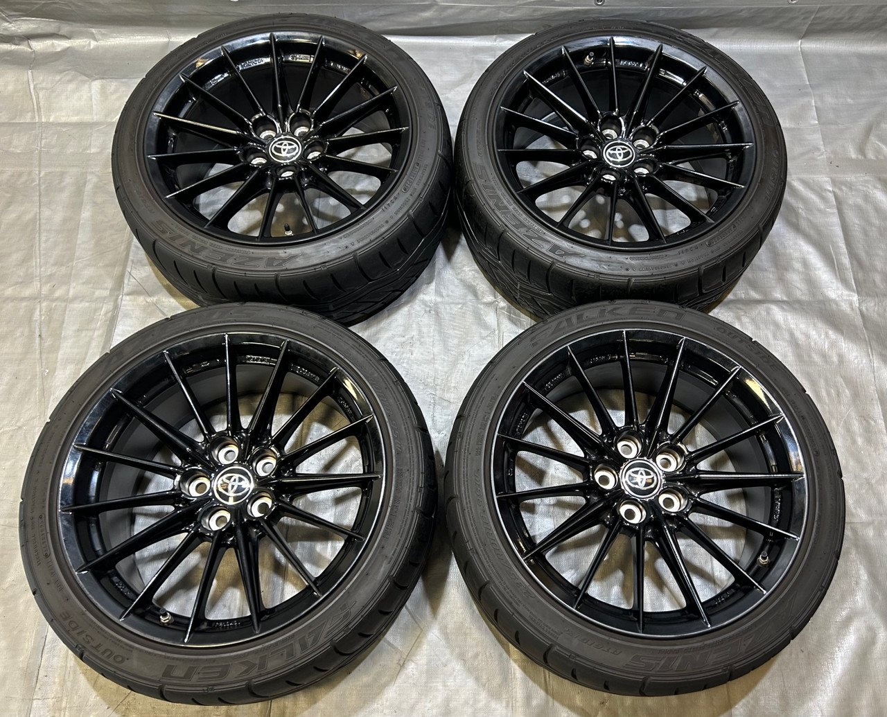 2023-2025 Toyota GR Corolla Premium 18x8.5" Wheels Rims w/ Tires / Set of 4 / GRC02