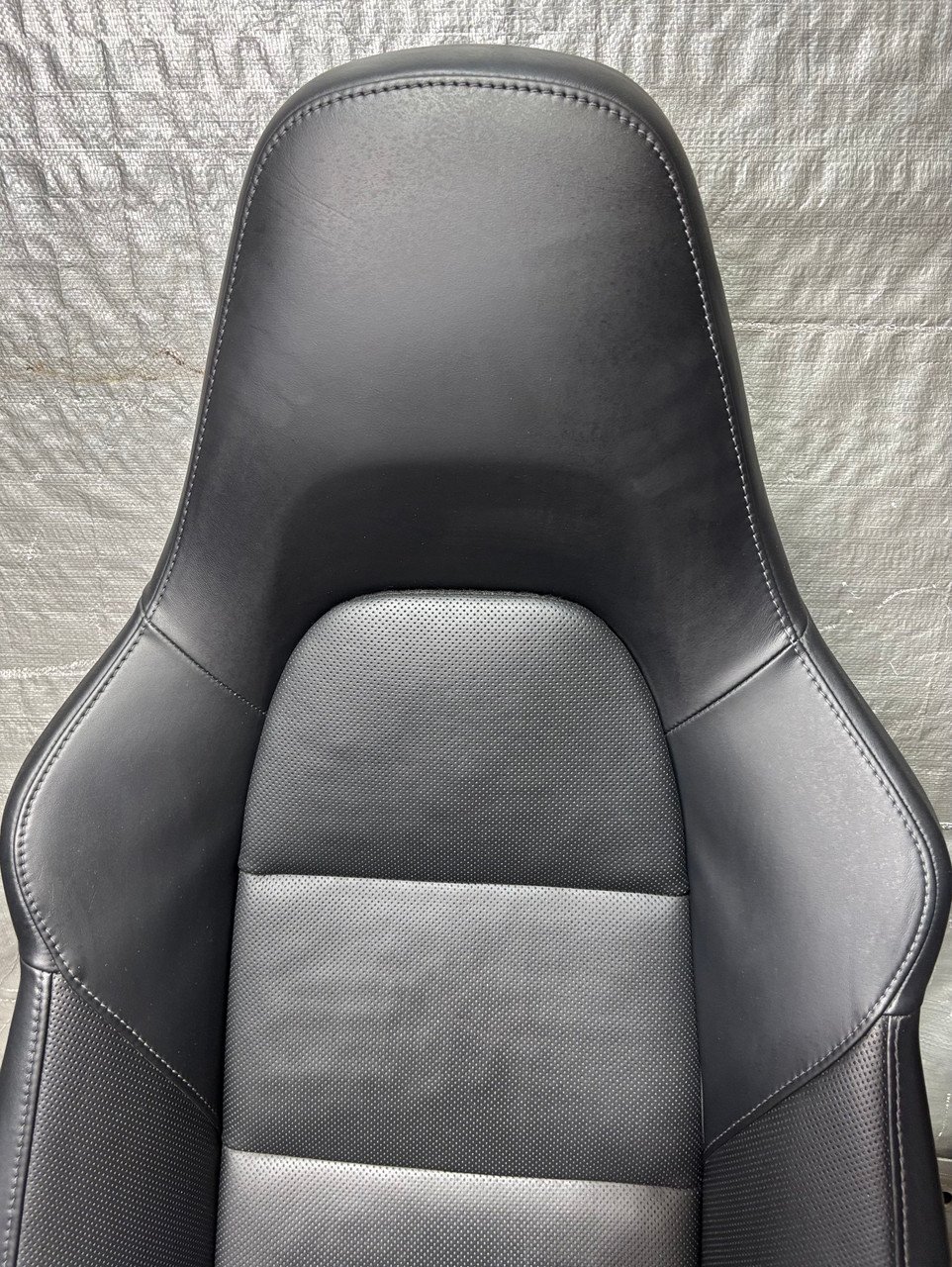 2013-2016 Porsche 981 Boxster 18-Way Adaptive Sport Seats w/ Ventilation / Black Leather / Pair / BC206 - Image 7
