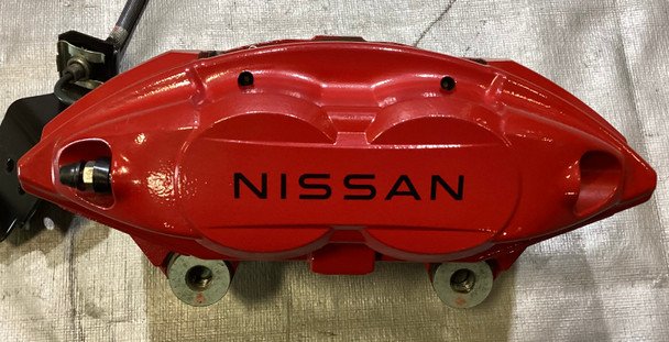 2023-2025 Nissan Z Performance Akebono Brake Calipers w/ Rotors / Red / Set of 4 / 6k NZ001 - Image 11
