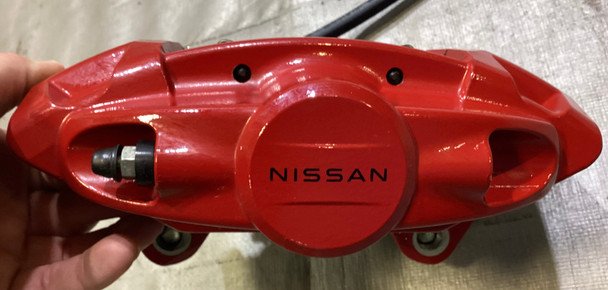 2023-2025 Nissan Z Performance Akebono Brake Calipers w/ Rotors / Red / Set of 4 / 6k NZ001 - Image 17