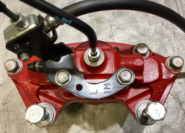 2023-2025 Nissan Z Performance Akebono Brake Calipers w/ Rotors / Red / Set of 4 / 6k NZ001 - Image 22