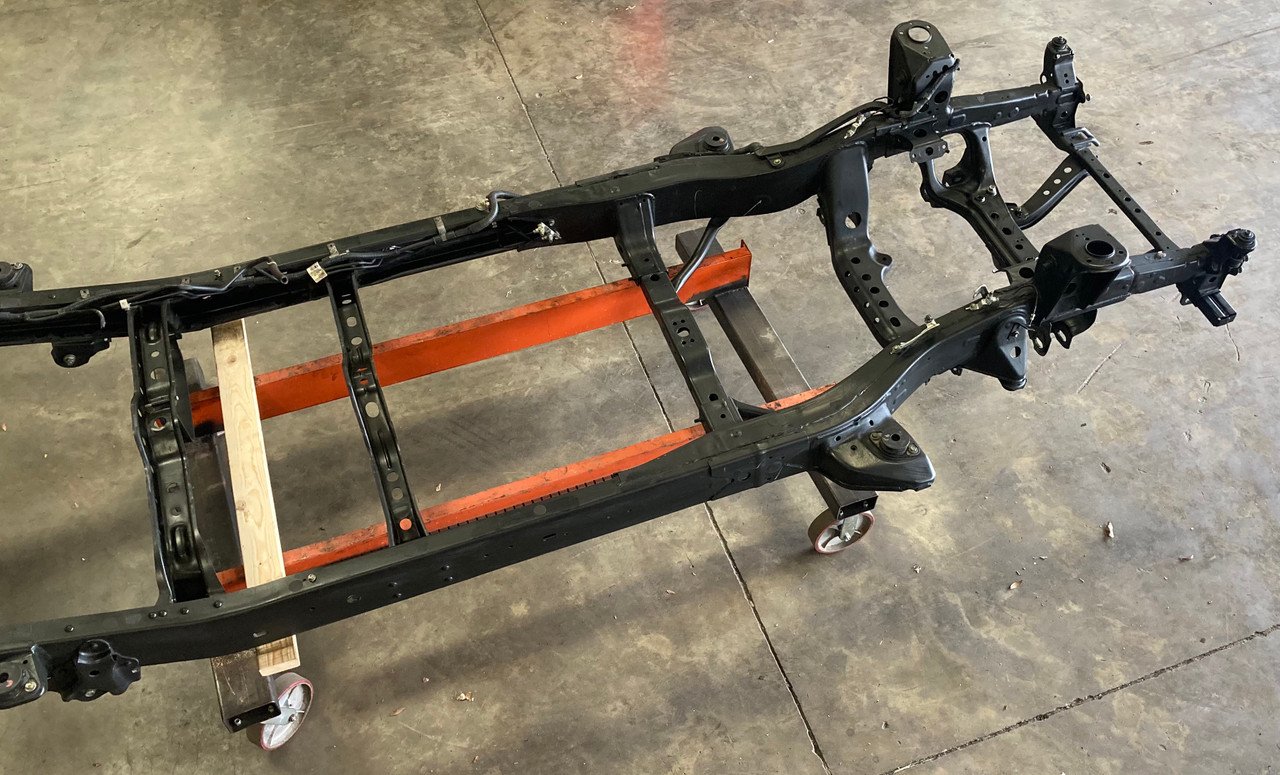 2016-2023 Toyota Tacoma Double Cab RWD 2.7l Short Bed Complete Frame Rail Assembly / TC003 - Image 9
