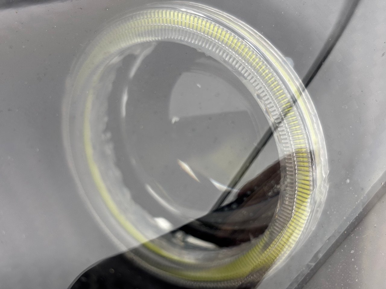 2005-2006 Lotus Elise Exige Modified Headlights w/ Projectors / LED Halo DRL / Carbon Fiber Housing / LEL02 - Image 5