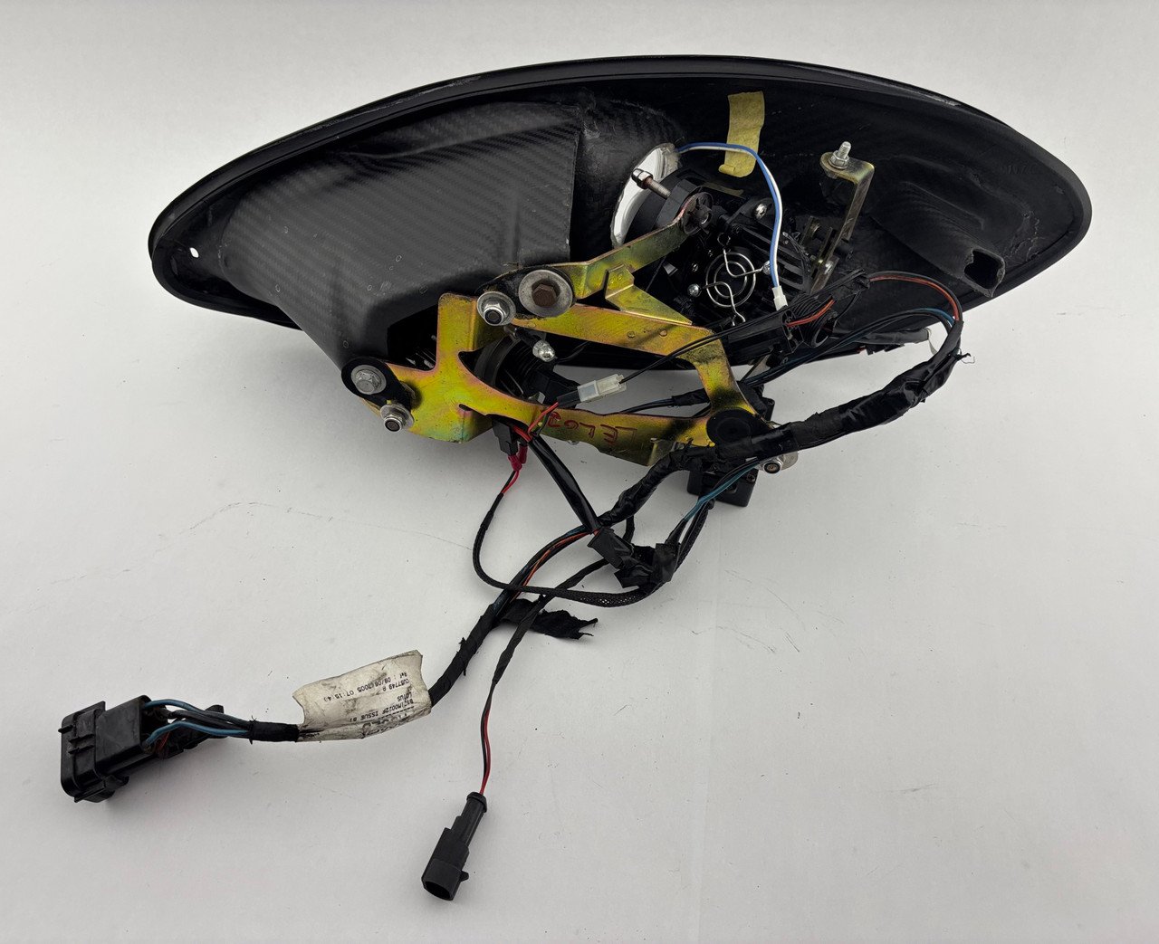 2005-2006 Lotus Elise Exige Modified Headlights w/ Projectors / LED Halo DRL / Carbon Fiber Housing / LEL02 - Image 16