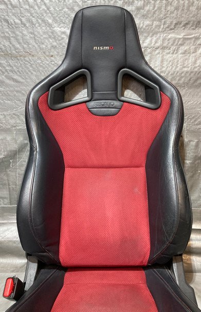 2015-2020 Nissan 370Z NISMO OEM Recaro Seats / Pair *DAMAGED* / 7Z023 - Image 4