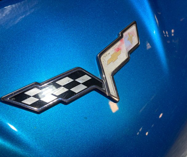 2006-2013 Chevrolet Corvette C6 Z06 Grand Sport Front Bumper Cover Fascia / Jet Stream Blue Metallic C6018 - Image 3
