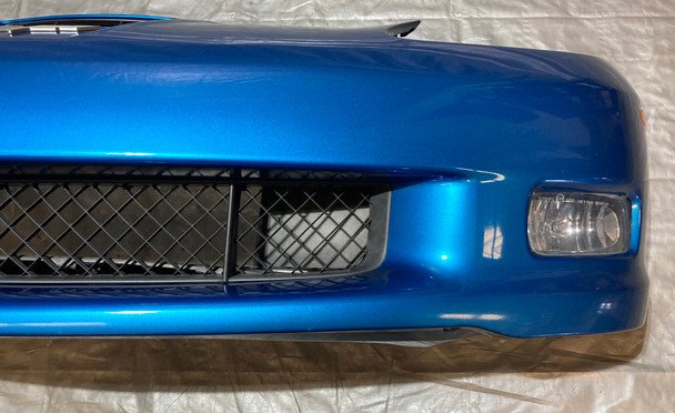 2006-2013 Chevrolet Corvette C6 Z06 Grand Sport Front Bumper Cover Fascia / Jet Stream Blue Metallic C6018 - Image 9