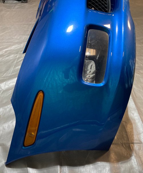 2006-2013 Chevrolet Corvette C6 Z06 Grand Sport Front Bumper Cover Fascia / Jet Stream Blue Metallic C6018 - Image 7