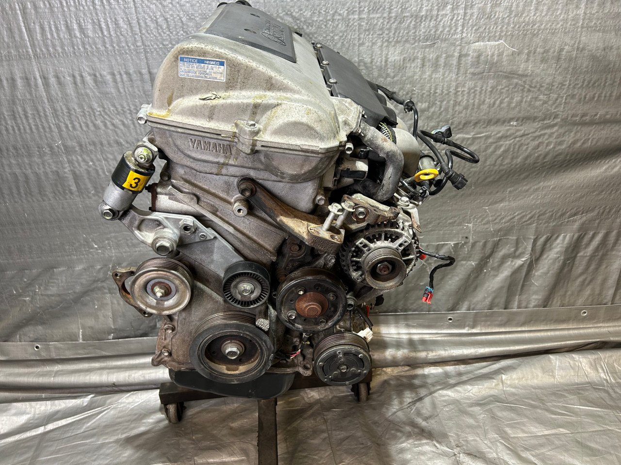 2005-2011 Lotus Elise Exige 1.8l 2ZZ-GE Engine Long Block *DAMAGE* / 162K LEL03 - Image 2