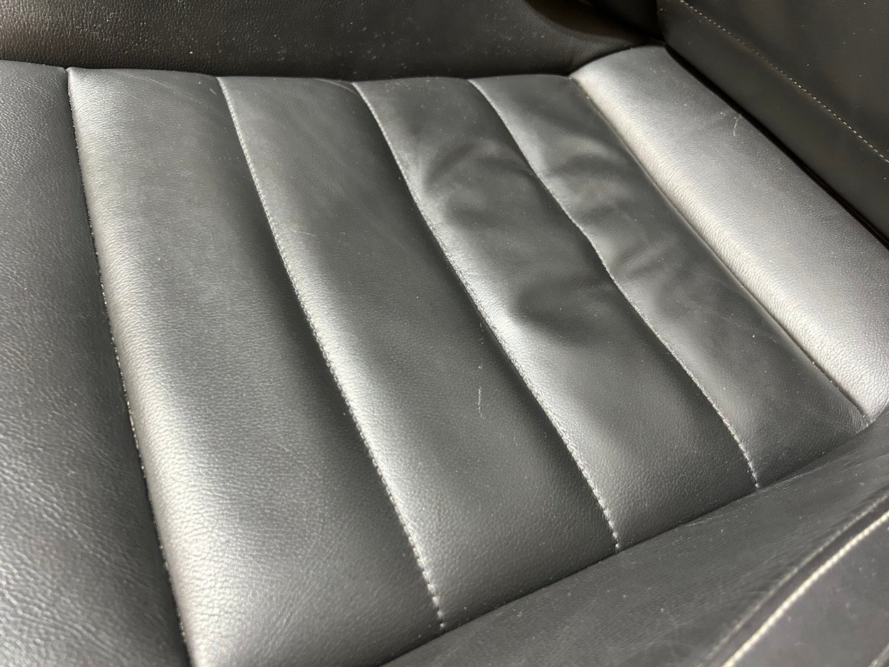 2015-2017 Volkswagen MK7 Golf R Black Leather Front Seats / Pair / M7R09 - Image 8