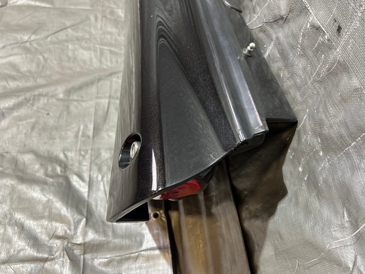 2005-2011 Lotus Elise Driver Side Door Shell w/ Inner Support Brace / Hinge / Starlight Black Metallic LEL01 - Image 10