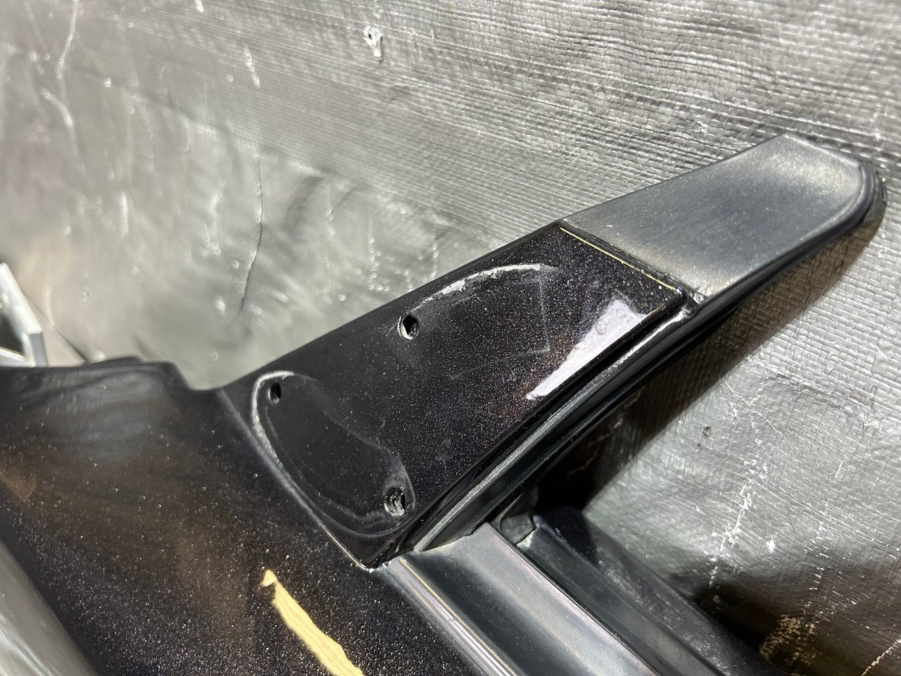 2005-2011 Lotus Elise Driver Side Door Shell w/ Inner Support Brace / Hinge / Starlight Black Metallic LEL01 - Image 8