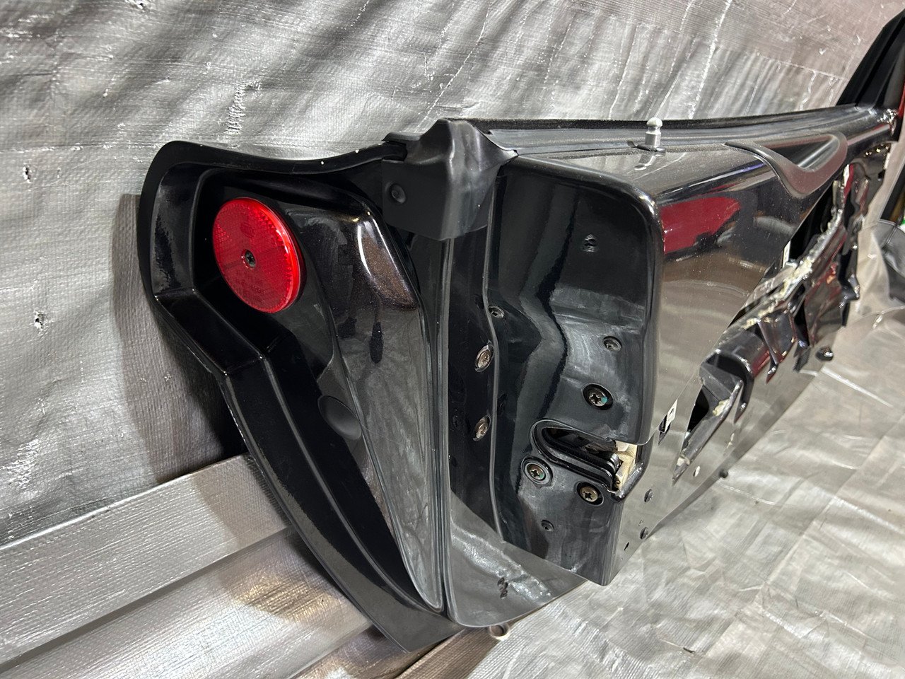 2005-2011 Lotus Elise Driver Side Door Shell w/ Inner Support Brace / Hinge / Starlight Black Metallic LEL01 - Image 16