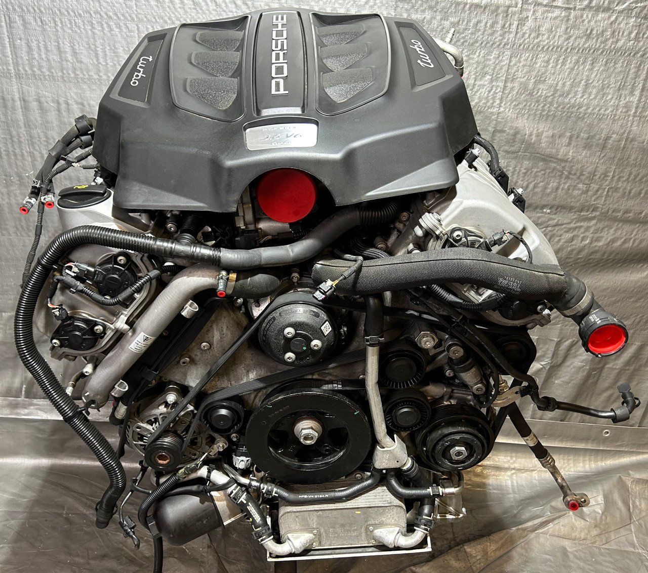 2015-2016 Porsche Macan Turbo 3.6l Engine Long Block w/ Turbochargers / 84K PM006