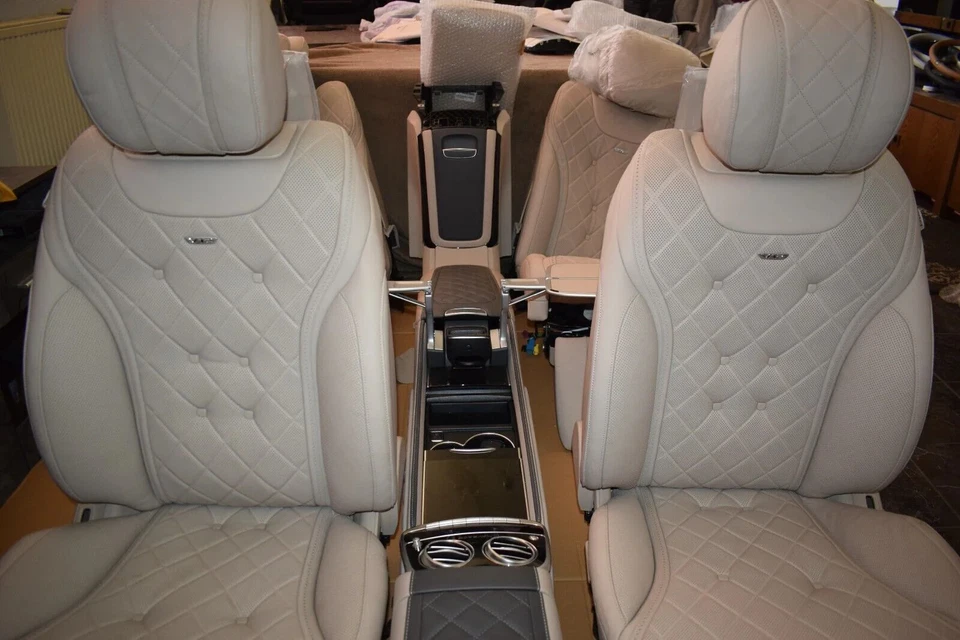 Genuine Mercedes S X222 Maybach Interior Seats Door Centre Console Tables - Image 2
